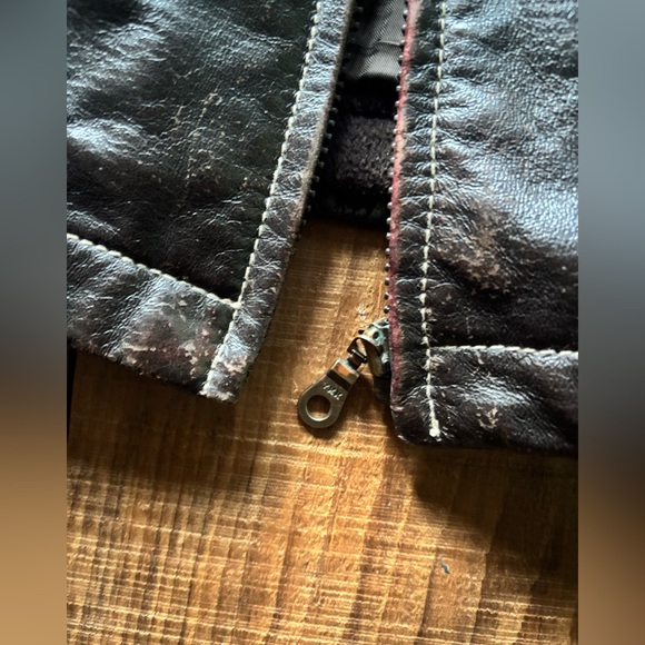 Danier Dark Brown Vintage Leather Jacket - Picture 9 of 16